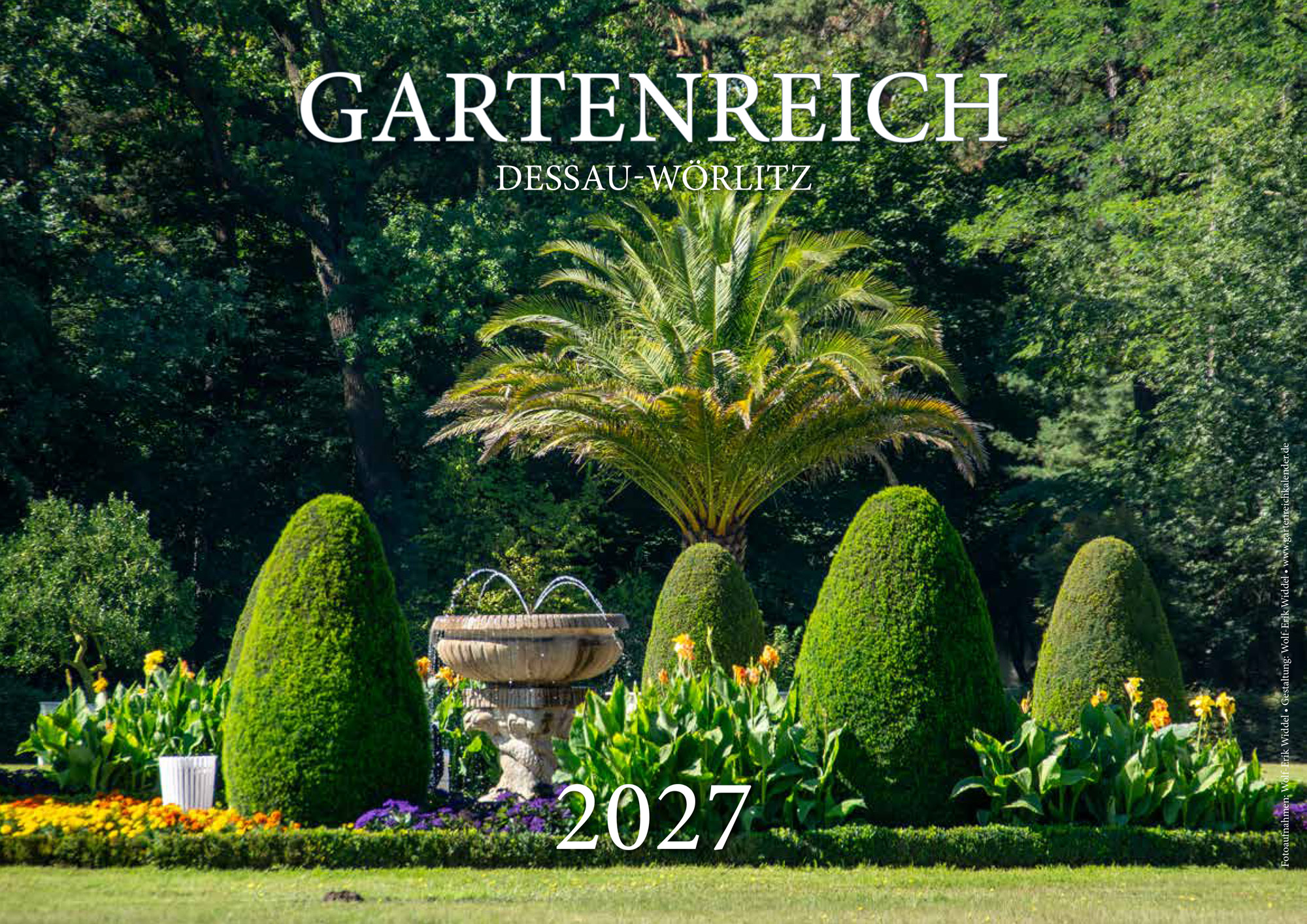 Titelblatt Gartenreich Dessau-Wörlitz 2027