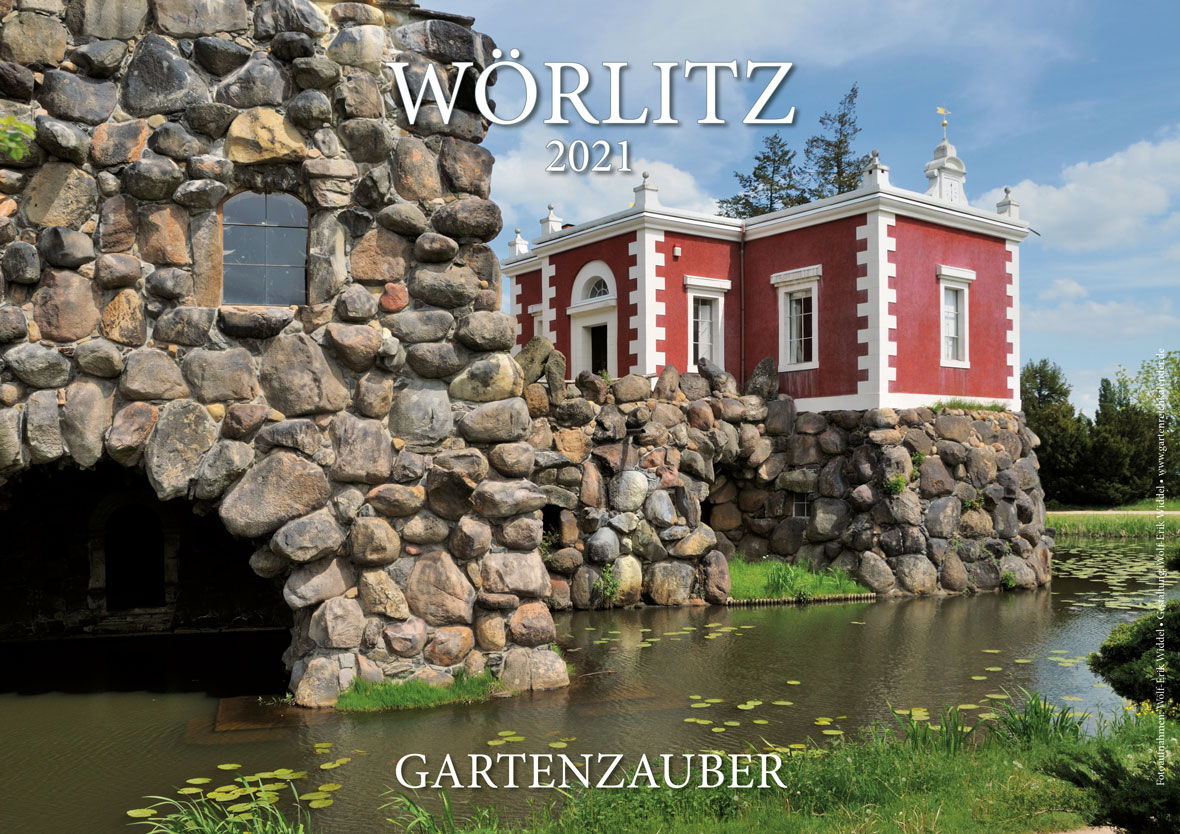 Titelbild des Wörlitzkalenders 2021
